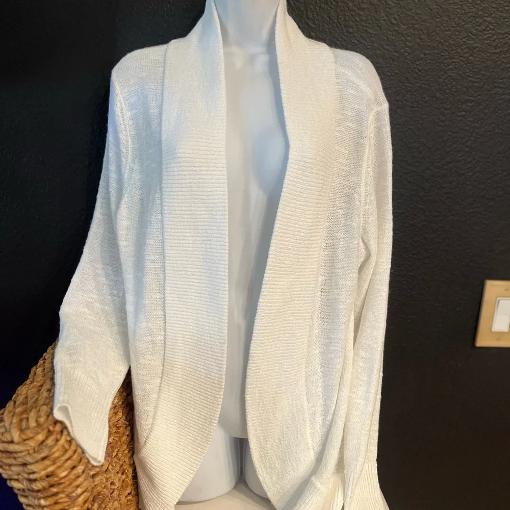 Lilly Pulitzer white Knit cardigan sweater - Picture 7 of 10